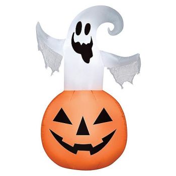 Blow Up Inflatable Ghost Jack-O’-Lantern Inflatable Outdoor Yard Decoration