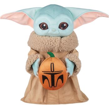 18" Halloween Greeter - Star Wars Child With Pumpkin