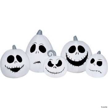 Blow Up Inflatable Jack Skellington Pumpkin Inflatable Outdoor Yard Decoration