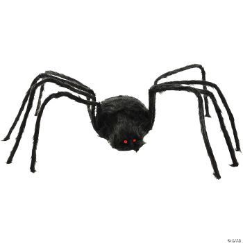 SPIDER BLACK FURRY 80 INCHES