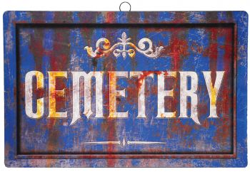 Cemetery Sign