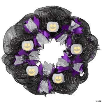 DECOR JACK SKELLINGTON WREATH-22"
