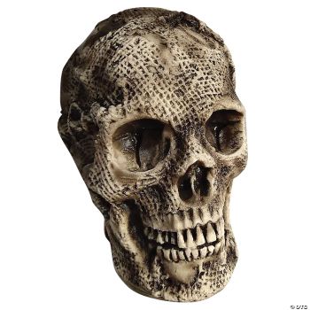 7-Inch Burlap Skull Face