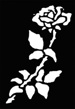 Stencil Rose Brass