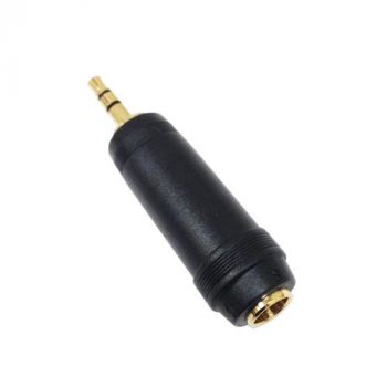 Stereo 1/4 Female to Stereo Mini 1/8 Male Adapter