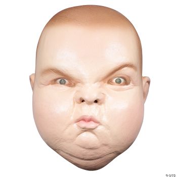 GRUMPY BABY LATEX MASK