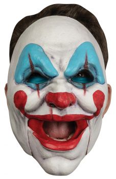 Clown Moving-Mouth Latex Mask