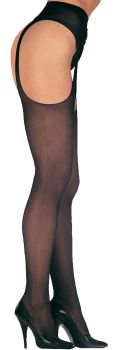 Sheer Suspender Pantyhose - Adult Plus Size