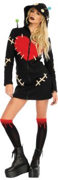 Women's Cozy Voodoo Doll Costume - Adult Small