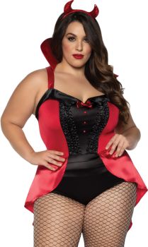 Women's Plus Size Devilish Darling Costume - Adult 1X/2X