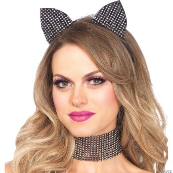 Cat Ears & Choker Rhinestone