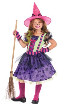 Girl's Black Cat Witch Costume - Toddler (3 - 4T)