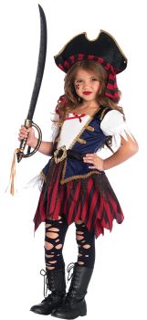 Caribbean Pirate Costume - Toddler (3 - 4T)