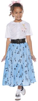 50s Skirt Set - Child L (10 - 12)