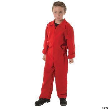 Child's Boiler Suit - Khaki - Child Medium