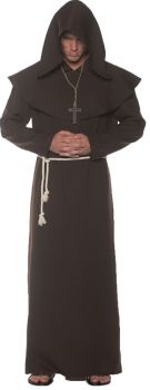 Men's Monk Robe - Brown - Adult OSFM