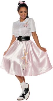 Women's Sock Hop Costume - Adult Large