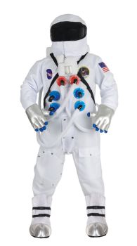 Deluxe Astronaut Suit - White - Adult OSFM