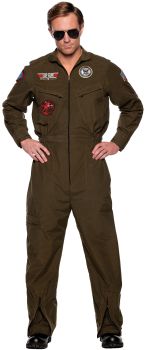 Navy Top Gun Men Pilot Jumpsuit - Men's Standard