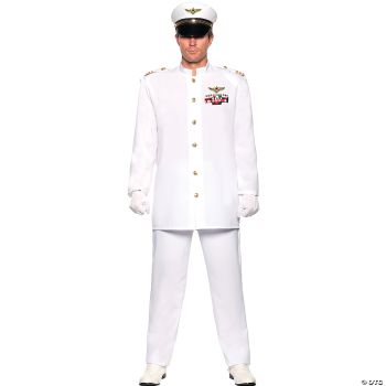 Deluxe Navy Admiral Costume - Men's XX-Large