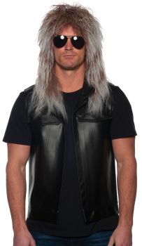 Grey Rocker Wig