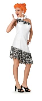 Women's Deluxe Wilma Costume - The Flintstones - Adult Medium