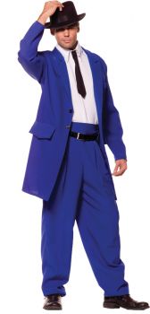 Zoot Suit Adult Blue Std