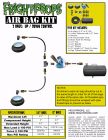 Air Bag Kit:  2.5" Lift -  2 Bags  - UP:DOWN Motion