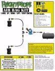 Air Bag Kit:  6" Lift -  2 Bags  - UP:DOWN Motion