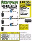 Air Bag Kit:  6" Lift -  3 Bags  - Three Way Motion