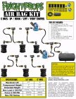 Air Bag Kit:  6" Lift -  6 Bags  - UP:DOWN:LEFT:RIGHT Motion
