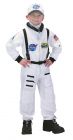 Boy's Astronaut Costume - White - Child M (6 - 8)