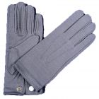 Men's Nylon Gloves With Snap - Gray