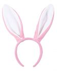 Bunny Ears With White Lining - Pink/White