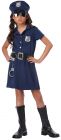Girl's Police Officer Costume - Child XL (12 - 14)