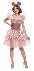 Women's Rose Gold Minnie Deluxe Costume - Adult M (8 - 10)