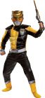 Boy's Gold Ranger Classic Muscle Costume - Beast Morphers - Child LG (10 - 12)