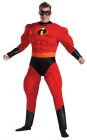 Men's Mr. Incredible Deluxe Muscle Costume - Adult XL (42 - 46)
