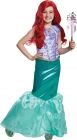 Girl's Ariel Deluxe Costume - The Little Mermaid - Child M (7 - 8)