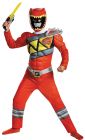 Boy's Red Ranger Classic Muscle Costume - Dino Charge - Child S (4 - 6)
