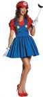 Women's Mario Skirt Costume - Super Mario Brothers - Adult M (8 - 10)