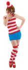 Women's Where's Waldo Dress - Adult S/M (6 - 8)