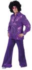 Men's Disco Pants - Purple - Adult Large