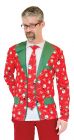 Men's Ugly Christmas Suit Tie - Adult L (42 - 44)