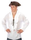 Pirate Shirt Fancy - White - Adult OSFM