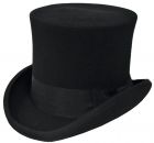 Deluxe Quality Tall Hat - Black - Hat Size L (23" C)