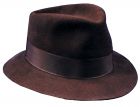 Fedora Deluxe Brown - Hat Size S (21 3/8" C)