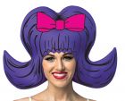 Comic Bouffant Foam Wig - Purple