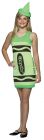 Teen Crayola Crayon Tank Dress - Green - Teen (14 - 16)