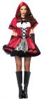 Women's Gothic Red Riding Hood Costume - Adult Small